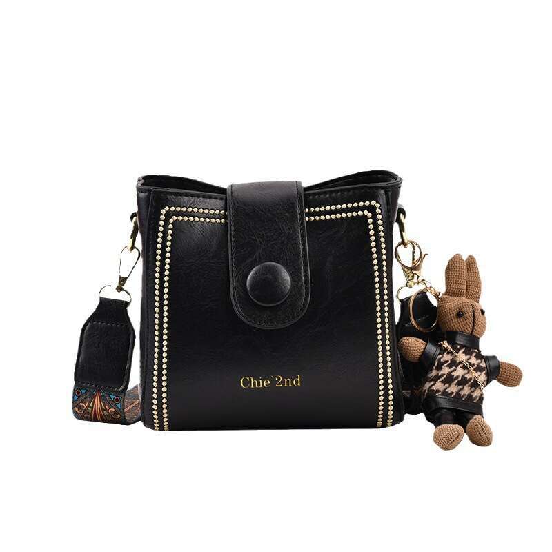 14 Bag women's trendy single shoulder crossbody 2024 new fashion versatile niche design bucket bag
