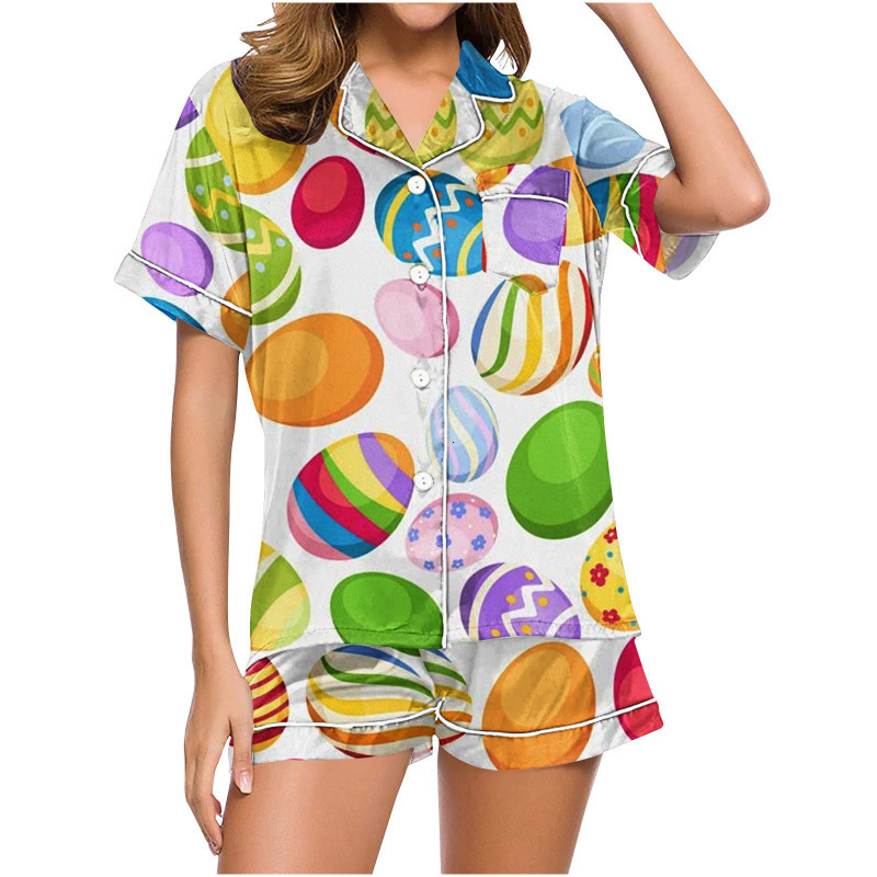 2025 Summer New Women's Casual Fashion Home Clothing Set 3D Digital Printed Pajama Batch