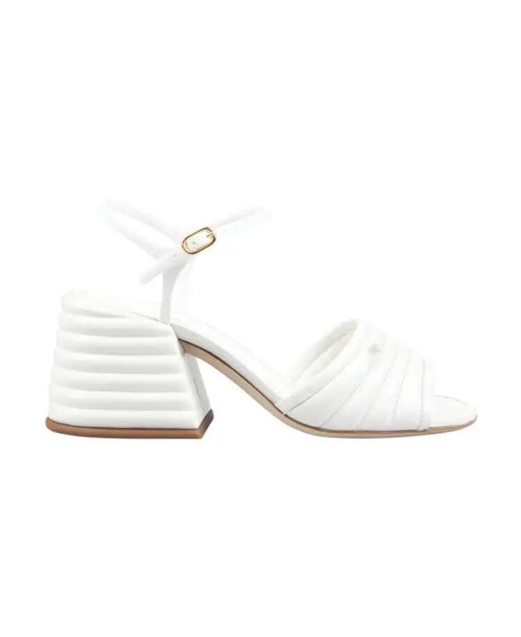 Pink High Heels Sandals Fashion PU Leather Peep Toe Chunky Heel 6CM Woman Concise Ankle Buckle Shoes Elegant Summer New