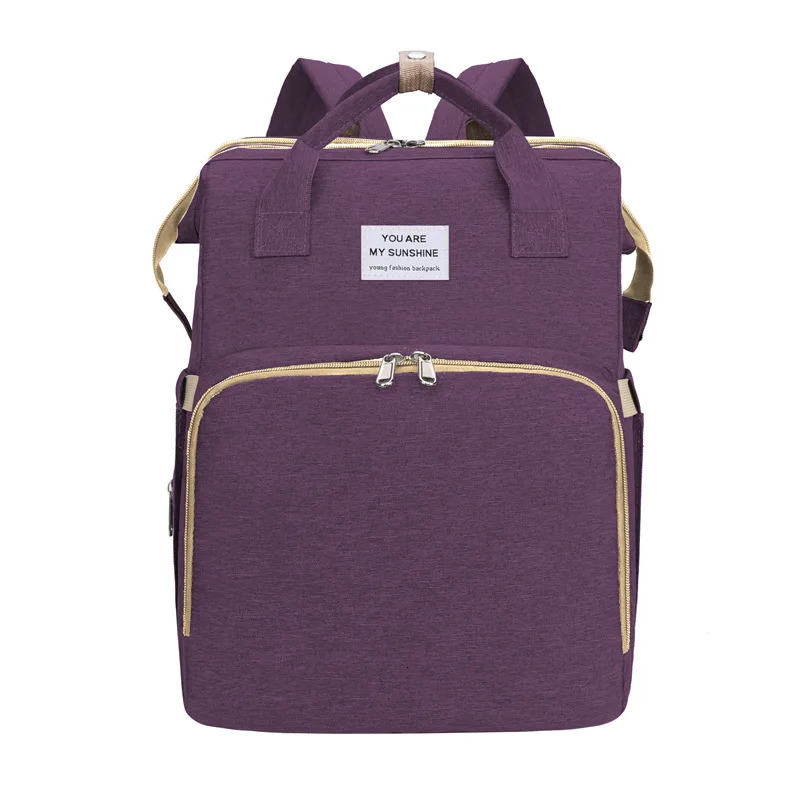 Mother Baby Leather Pu Bag Mommy Storage Double Bag Baby Bag Travel Backpack Diaper Bag Mom Skin Bag Baby Shoulder Stroller 250325