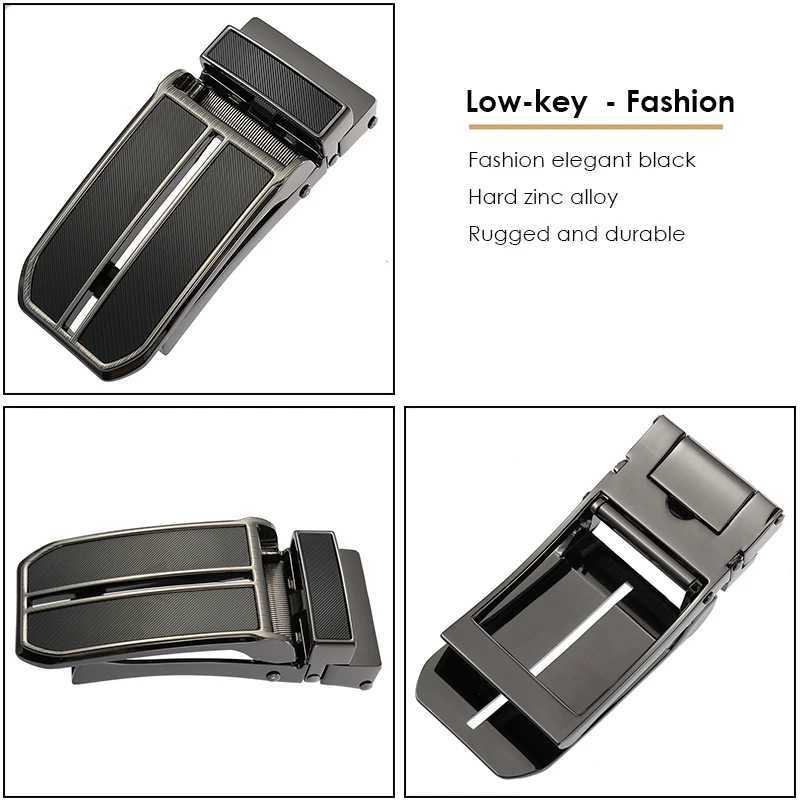 High quality mens leather belt 3cm thin belt alloy automatic buckle Trouser belt 130cm brown Girdles W250326