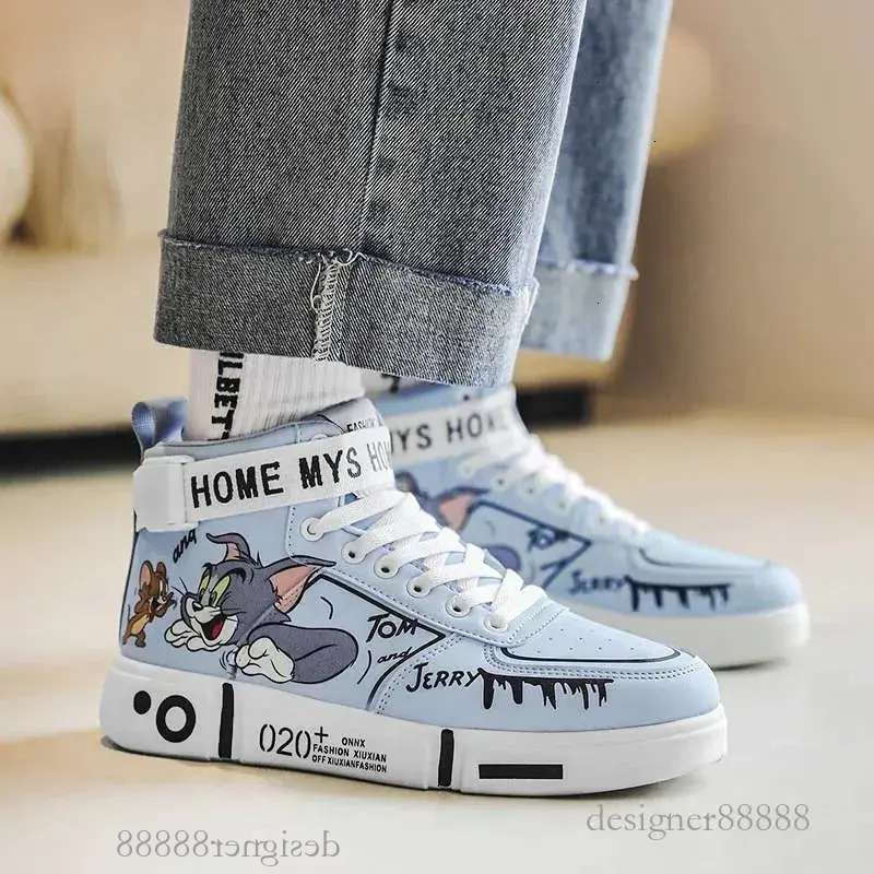 Mens Sneakers High-top C asual C anvas Co uple Cute S kate for Girl Free Shipping Design Womens Ska tebo ard Sh oes