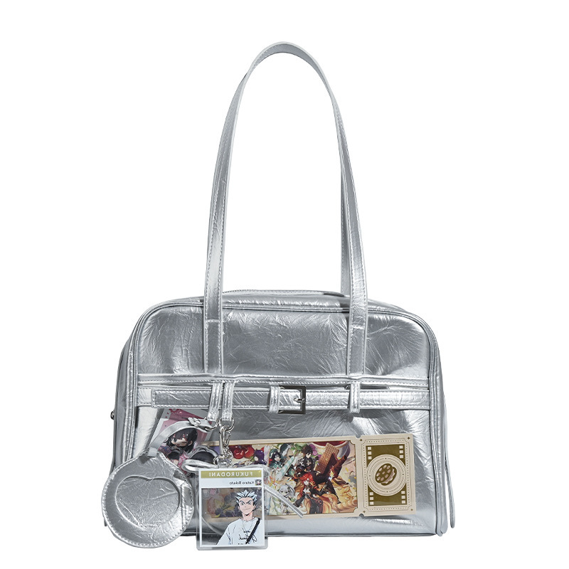 Small Mass Large Capacity Small Amount Of Smutong Bag 2025 New Japanese High Texture Boston Bag All-in-one Shoulder Bag