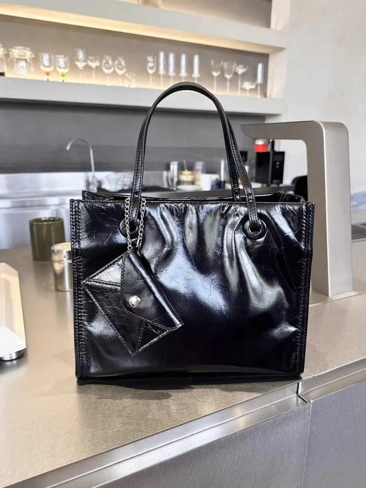 Trendy Womens Leather Large Capacity Handheld Single Shoulder Underarm Crossbody Bag 250320
