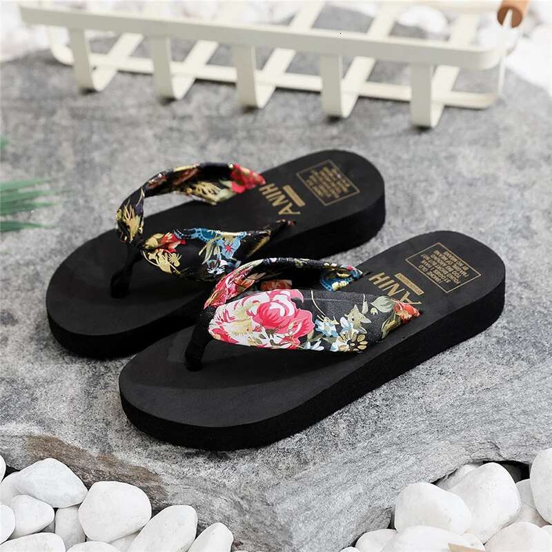 2025 Summer New Flip up Beach Shoes Casual Shoes Outdoor Wedge Designer Fashion Sandals Summer Women's Shoes Casual Slippers