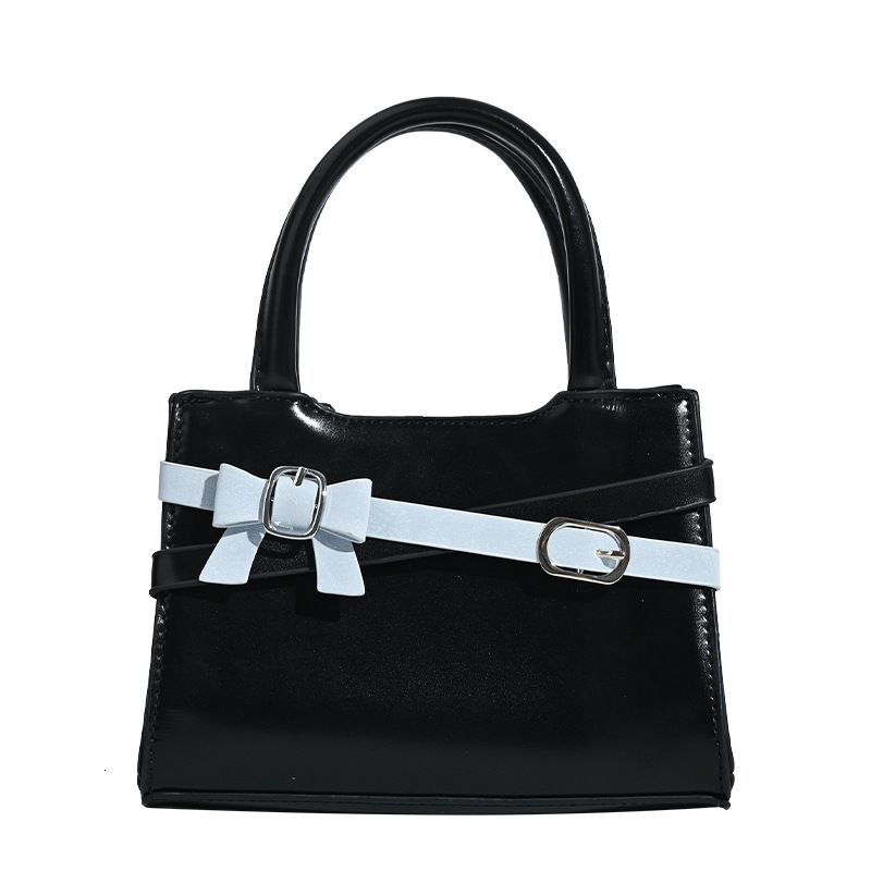 Niche Design South Korea Bow Small Square Bag Female 2025 New Fashion All-in-one Crossbody Bag