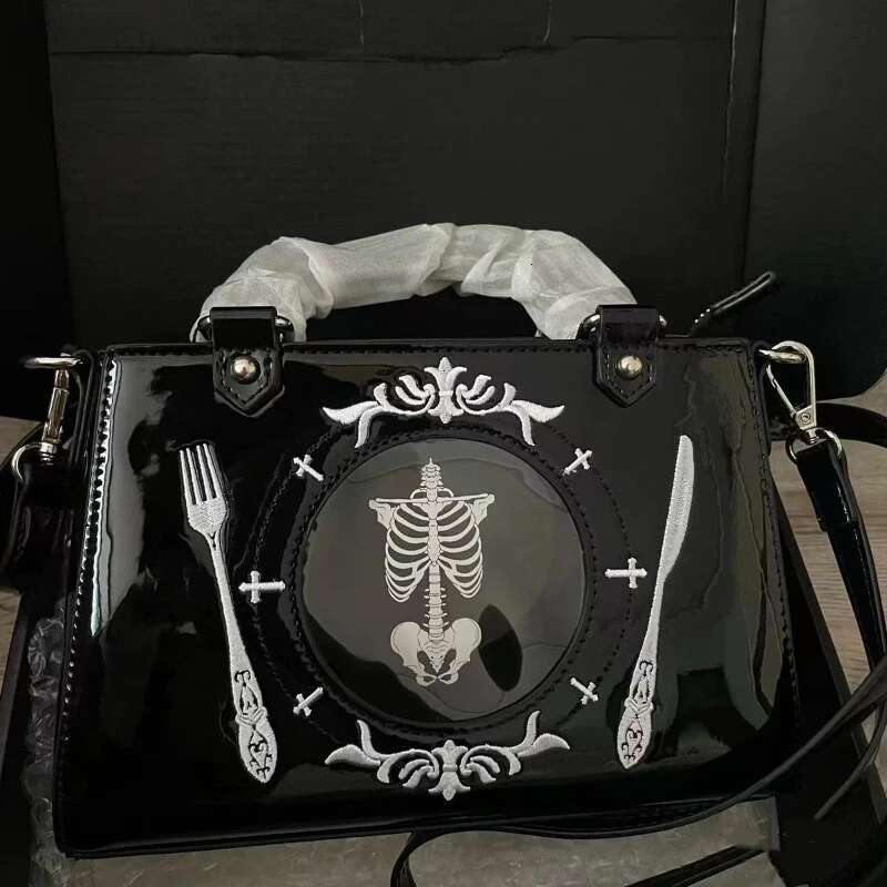 Vintage Haruku Punk Gothic Shoulder Underarm Bag Fashion Sweet Cool Y2k Aesthetic Handbags Casual Women Transparent Ita Bags