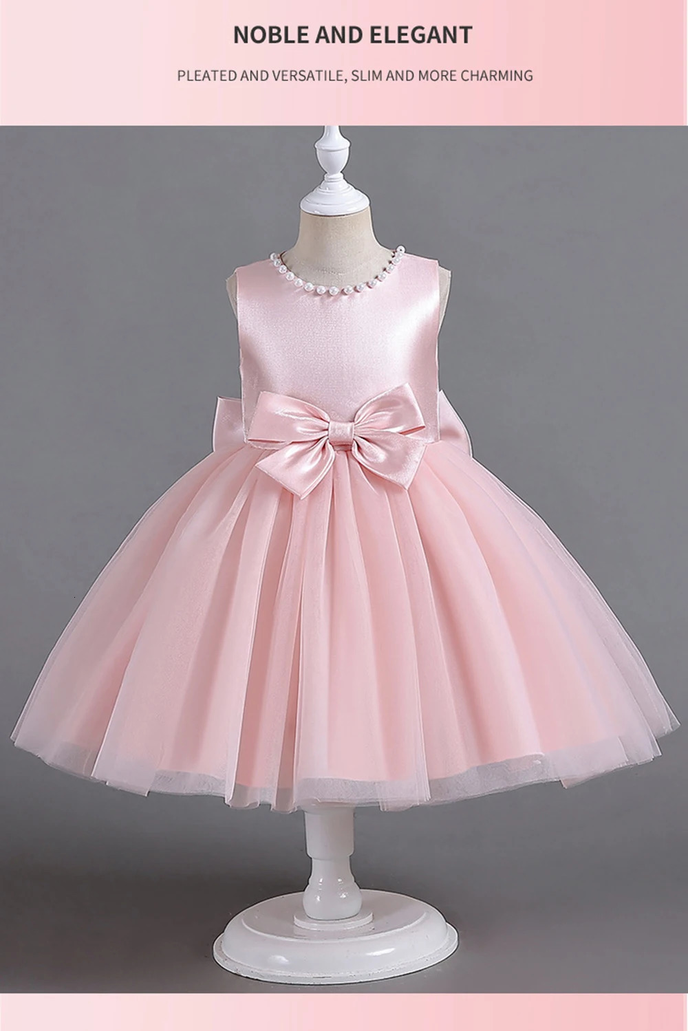 HETISO Autumn and Winter Childrens Clothing Festival Girls Satin DressCoat 2-piece Solid Cute Bow Formal Childrens Set 250325