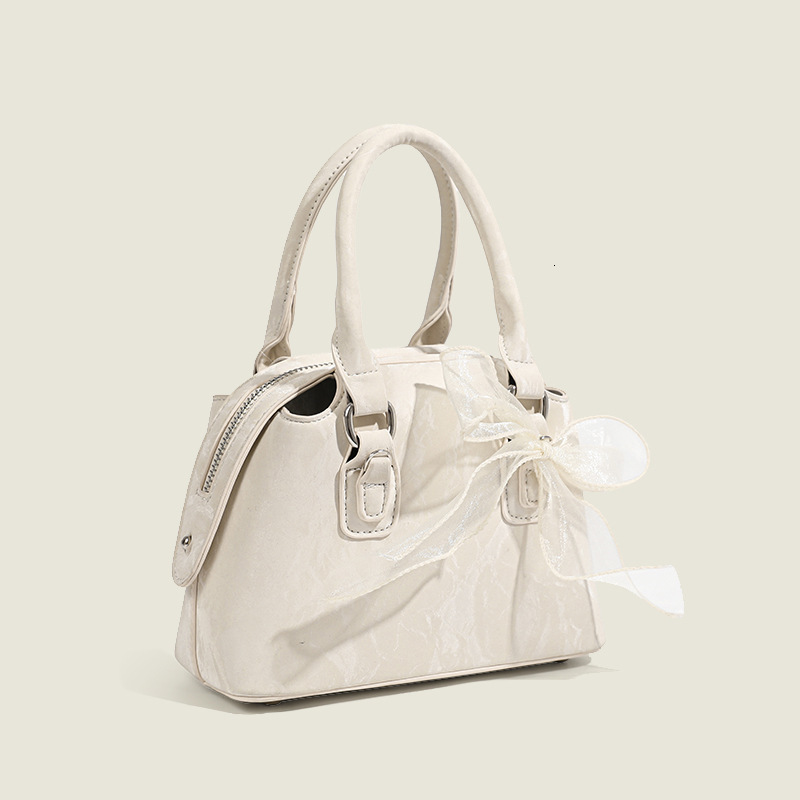 2024 Bag Women's All-in-one New Crossbody Ladies Premium One-shoulder Lace Bow Boston Tote Bag