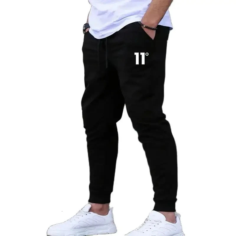 Mens casual slim fit sportswear mens fitness jogging pants sports summer print 250326