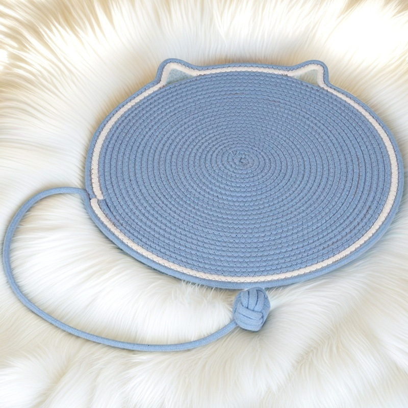 cat scratch pad woven cotton and linen open type paw grinding cat scratch board all season universal sleeping pad self feeding and bite resistant pet 
