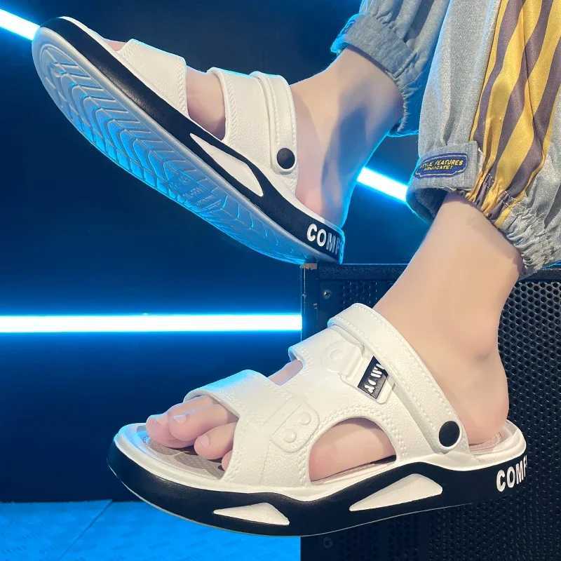 Mens slippers summer new EVA lightweight adult thick soled beach shoes N-Slip open toe outdoor sandalsXJ250326