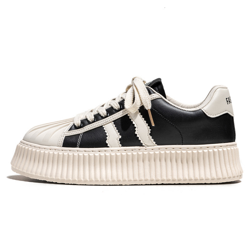 Designer Shoes With White Leather Surface Men's Casual Breathable Soft Sole Fashionable Low Top Increased Anti Slip Men's Outdoor Fashionabl