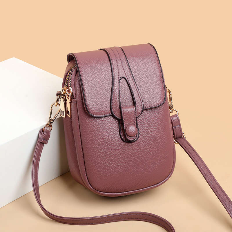 Mobile 2025 New Women's One Shoulder Crossbody Bag Fashion Versatile Tiktok Same Online Red