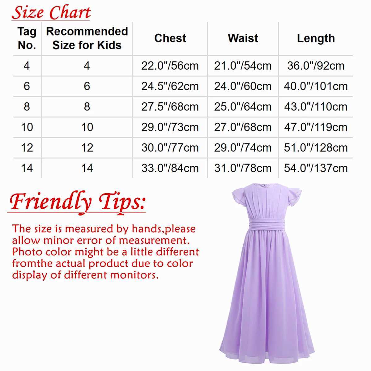 Childrens princess summer dress with pleated sleeves floral chiffon dress for girls Pageant wedding Par dance dress long skirt W250326