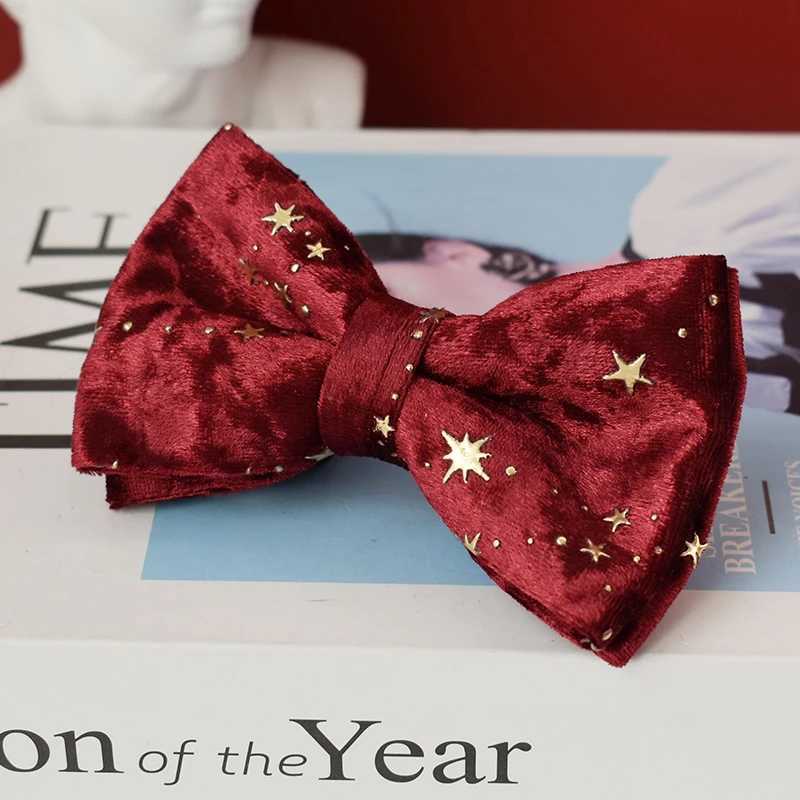 Personalized velvet high-quality fabric for red wine collars suitable for small medium and large dogs to customize metal parts and pet accessories Sta