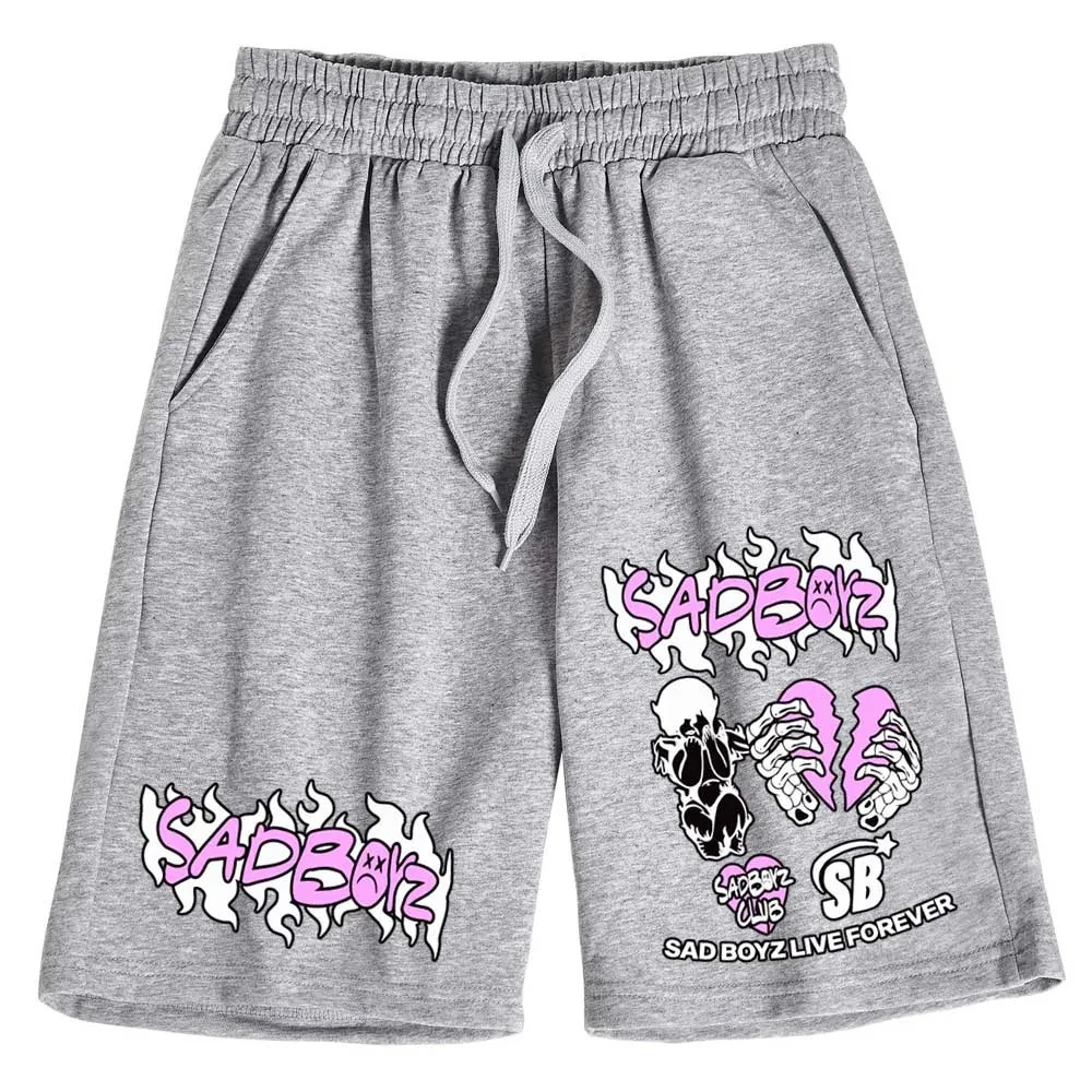 2024 Sad Boy Junior H Mens Fashion Shorts Summer Sport and Womens 250322