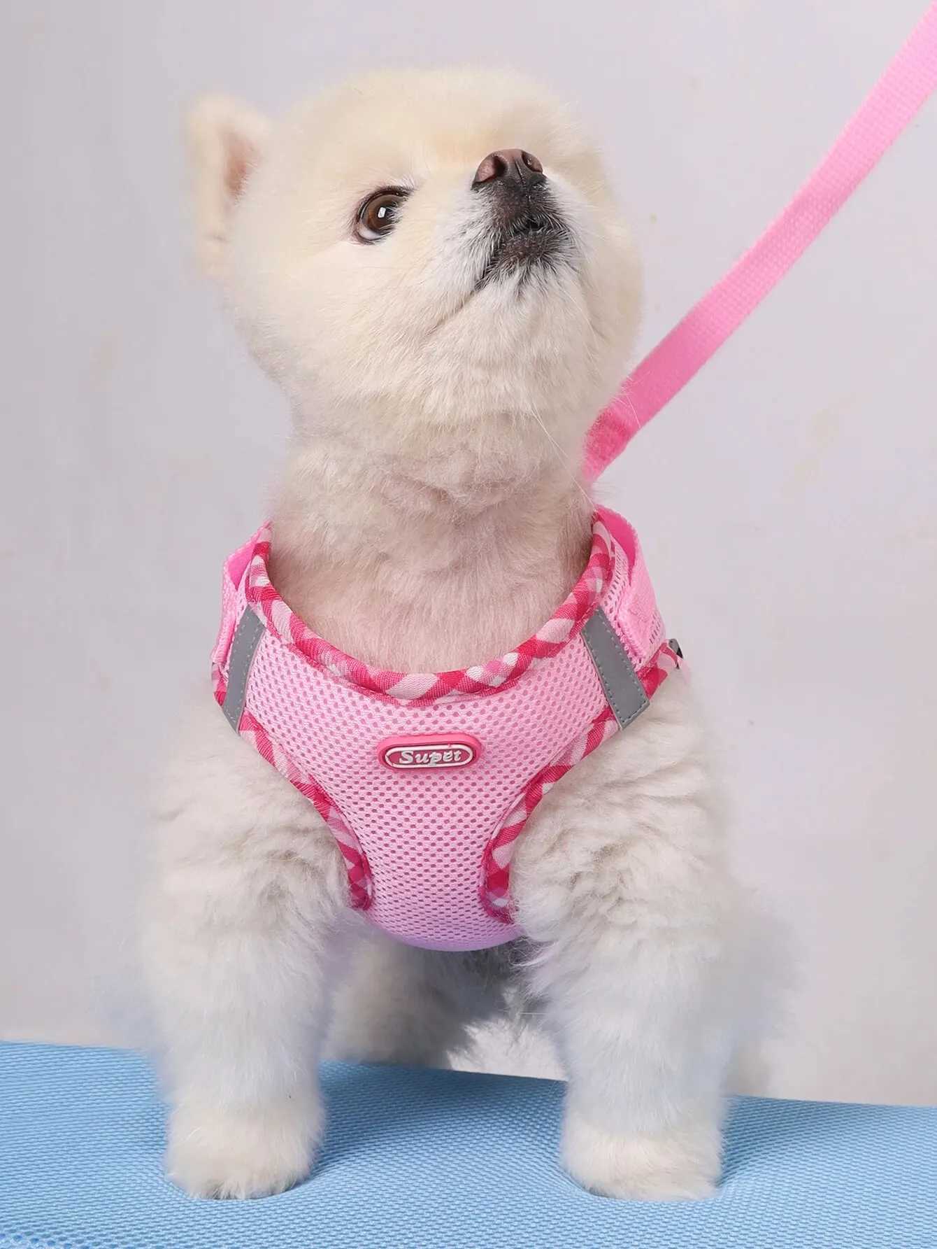 Supet 1 piece dog harness anti pull pet harness adjustable easy to control suitable for small and medium-sized dogs X250326