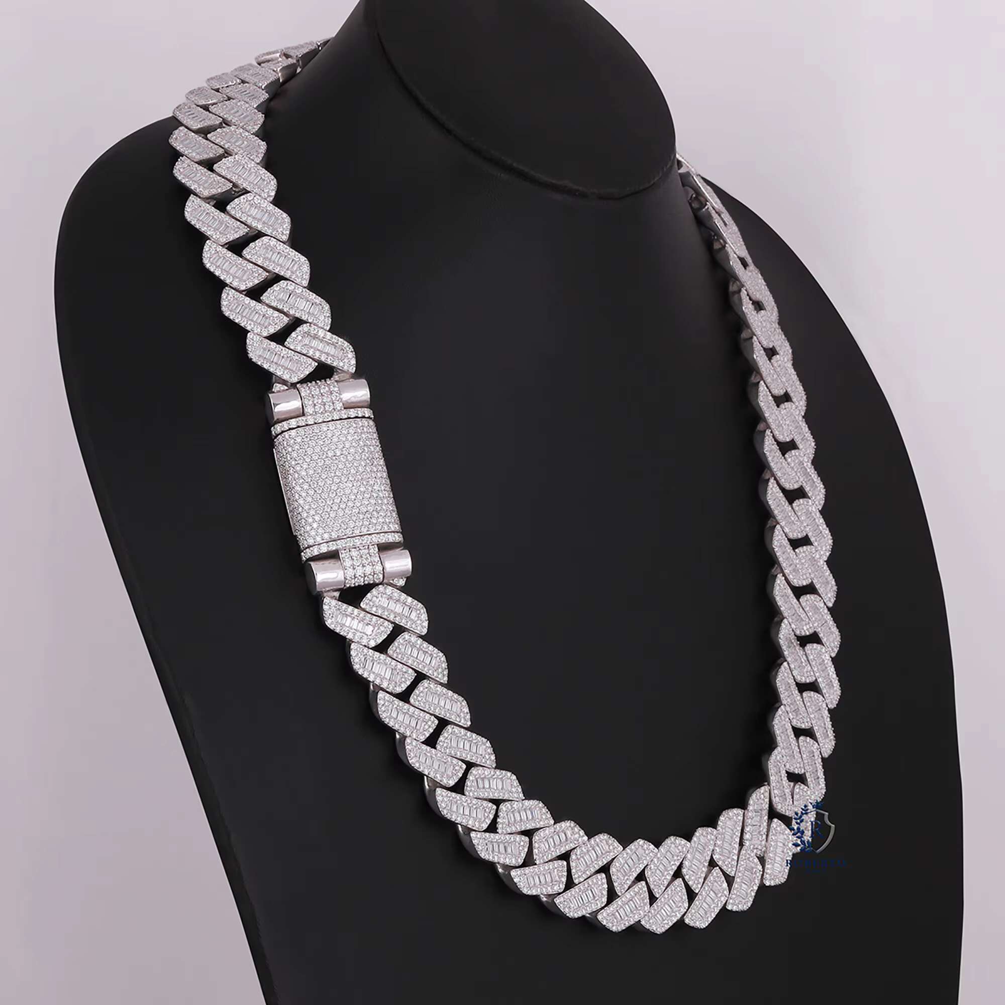 Delivery Fast High Quality Hip Hop Necklace Bracelet Moissanite Diamond Chain Silver Iced Out VVS Moissanite Cuban Link Chain
