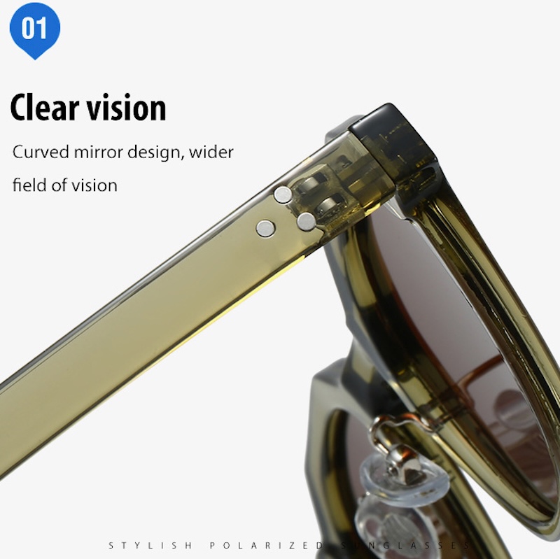 Retro Polarized Sunglasses Men Ultralight TR90 Frame Polygon Women Sun Glasses Outdoor High Quality Travel Eyewear 1004 IVISTA