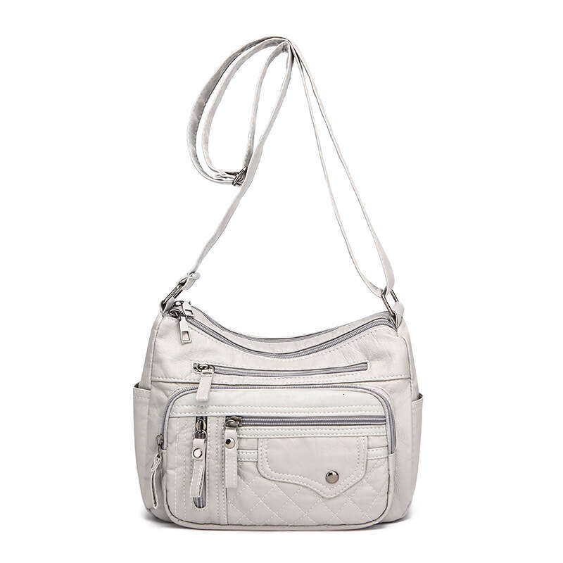 Fashion Trend Four Seasons Soft Leather pocket Premium Multi layer Single shoulder Crossbody Women's Bag