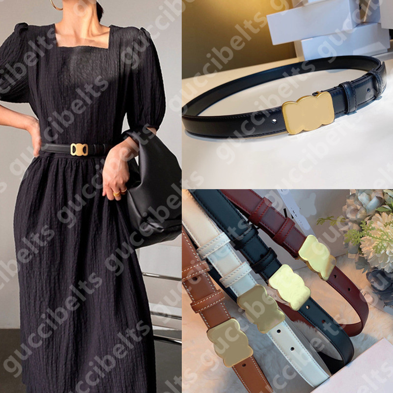Belts for women designer ceinture luxe Width 2.5cm Women Waistband designer womens belts Smooth Buckle Genuine Leather Classical Designer Woman Belt Cowhide