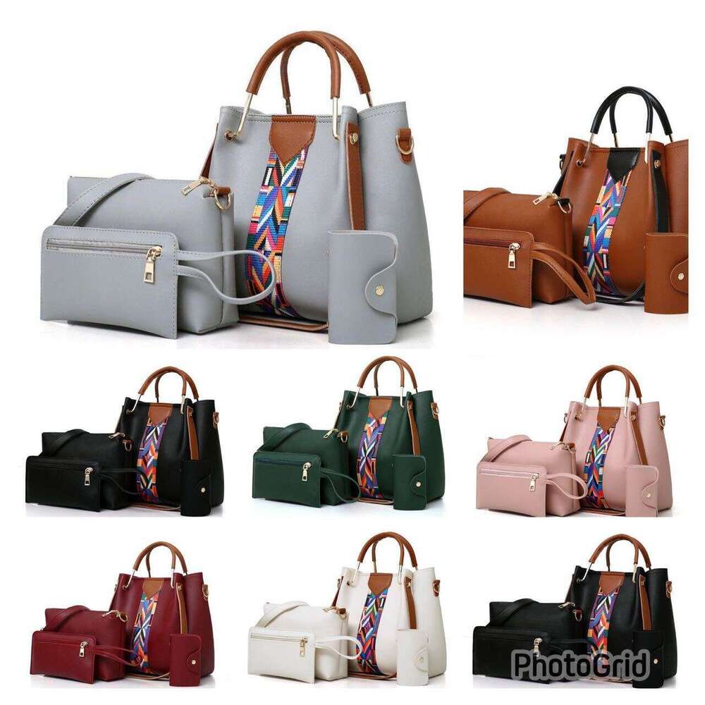 2024 New Fashion Multi Women's Handheld One Shoulder Crossbody Mother Bag Three piece Set