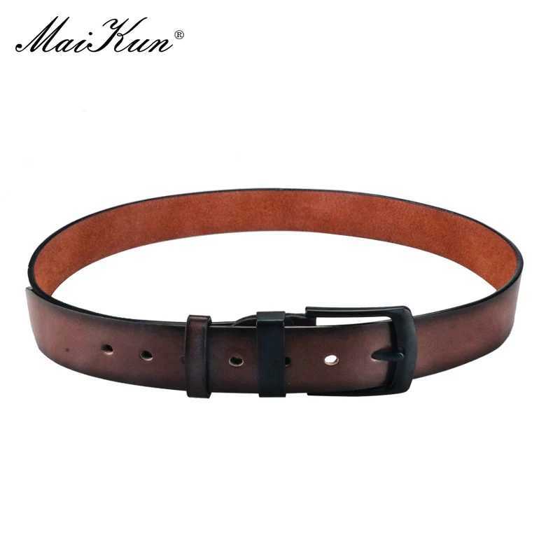 Maikun Fashion Mens Business Belt Casual Large Mens Luxury Designer PU Leather Belt W250326