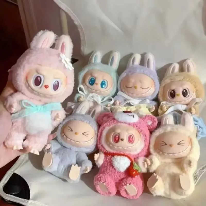 Hot Sale Anime Figure Labubu Have A Seat Series Vinyl Pendant Doll Model Toy Cute Monster Keychain Toys Birthday Gifts W240904