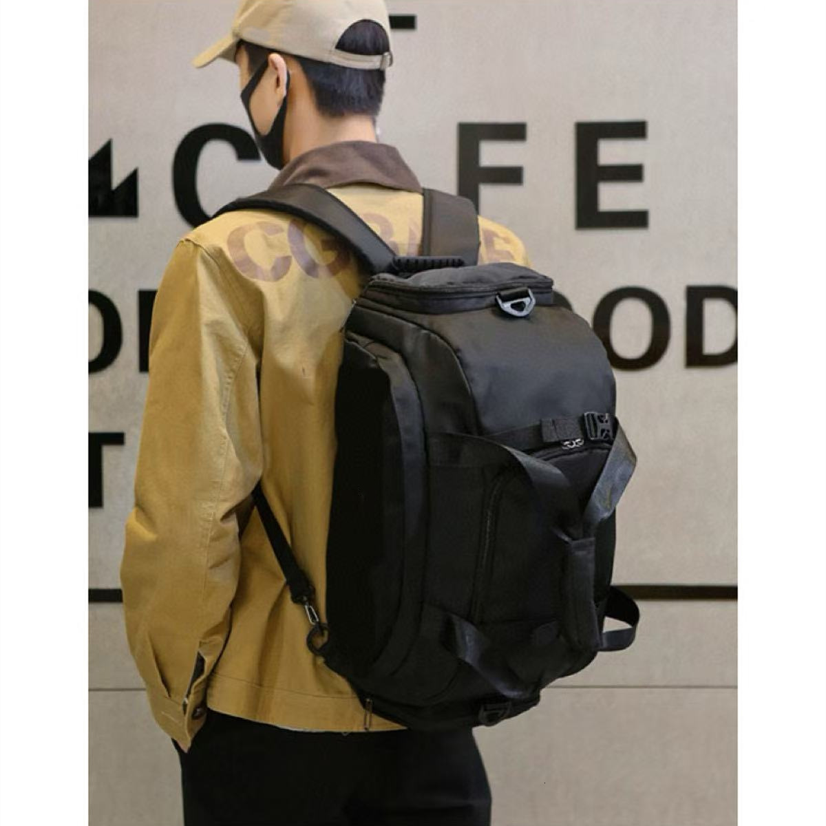 2025 New Travel Handheld Backpack Multi Functional Fitness Large Capacity Shoe Storage Bag Cross