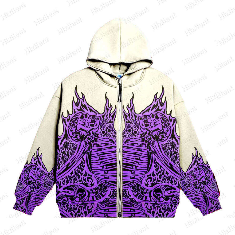 Y2k Millennium Round Neck Skeleton Sweater Couple Style 2022 Autumn/Winter New Long Sleeved Skull Top Coat