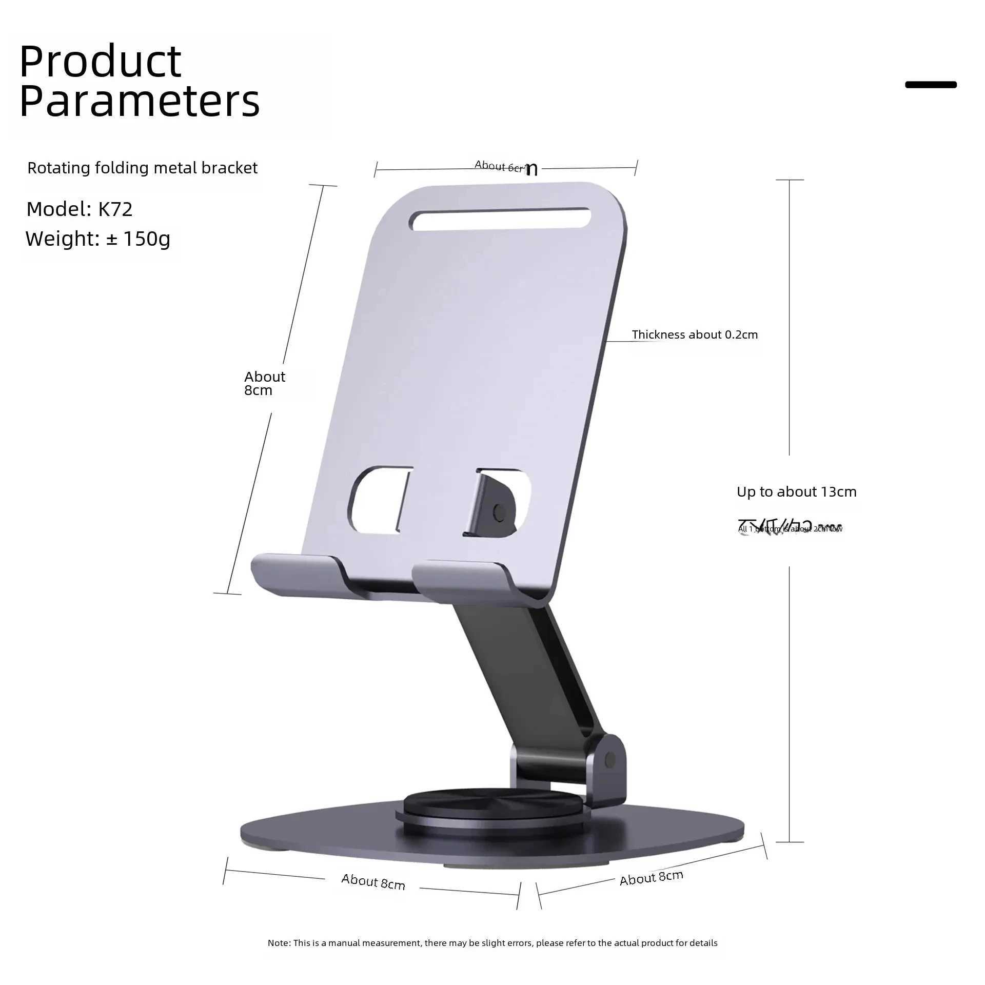 100% metal rotating mobile phone stand for lazy people chasing videos to relieve hand fatigue desktop tablet standXJ250326