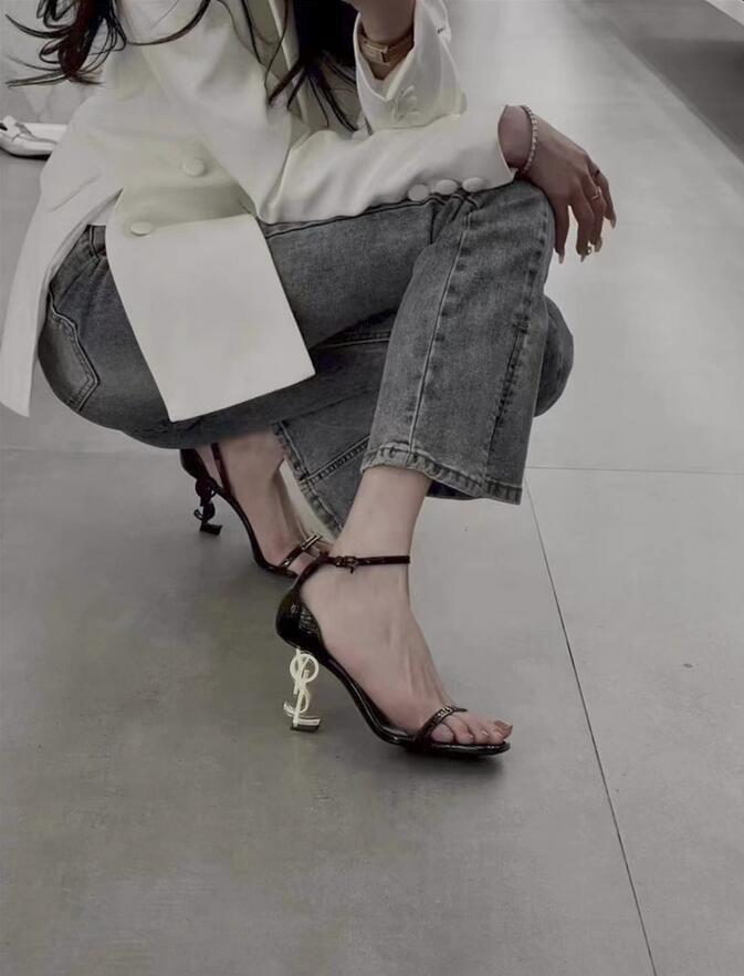 Free shipping designer shoes women high heels gold heel black heel wear-resisting breathable comfortable outdoor casual shoe 2025