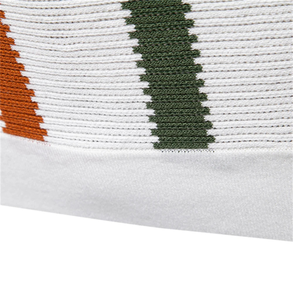 AIOPESON mens ribbed knit polo shirt breathable striped casual wear comfortable collar highquality 250326