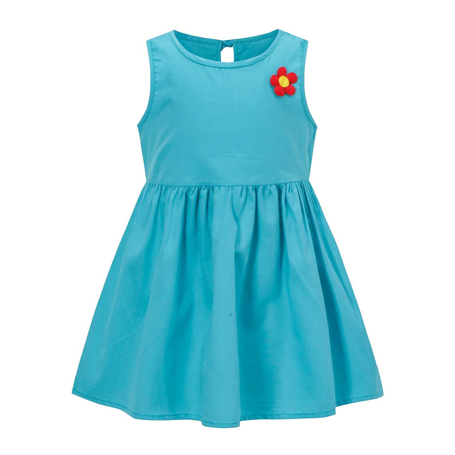2023 Spring/Summer Girls Tank Top Dress Childrens Sleeveless Printed Princess Dress Baby Korean Version Floral Casual Sun Dress W250326