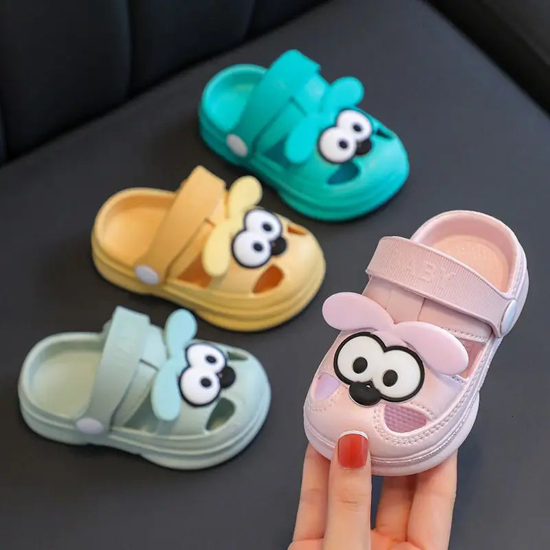 Children Slippers Bear Soft Soled Kids Shoe for Girl Kids Eva Sandals Breathable Summer Beach Shoe for Boy Sandalias De Mujer 250326