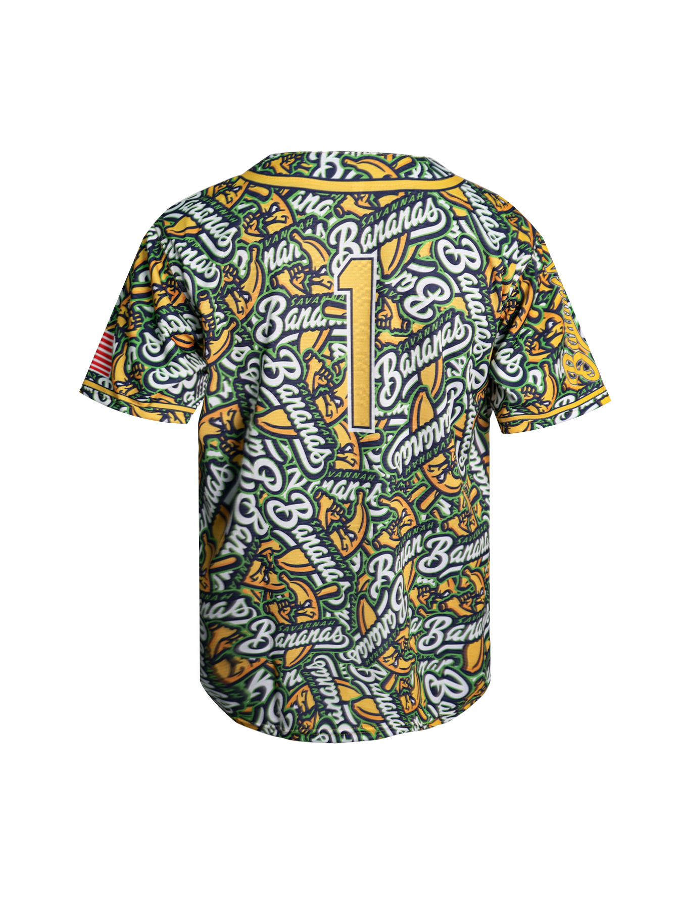 Savannah Bananas Baseball Jersey Eric Jones Noah Bridges Noah Niznik Adam Virant Zack Gillum Reese Alexiades Ryan Cox Kyle Luigs