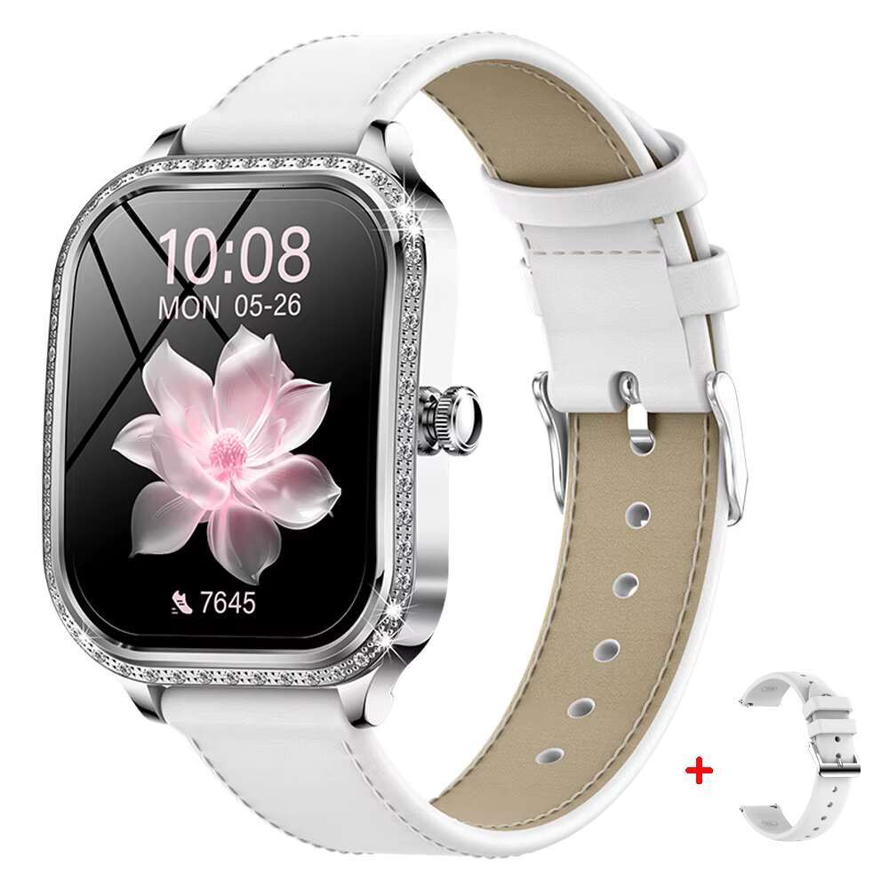 2024 88 1.75inch Lady Smart Watch Health Monitoring BT Call Waterproof Blood Oxygen Multi Sport Modes Smartwatch for Women