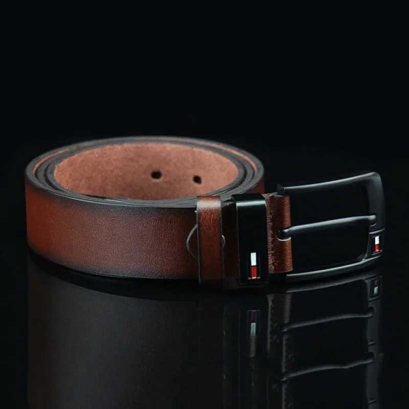 Mens Belt 2024 Famous Luxury Brand Design PU Leather Classic Alloy Pin Buckle Belt Punk Jeans Casual Belt W250326