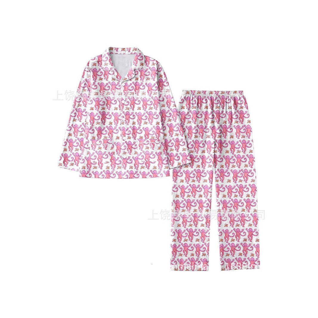 pajama for home wear autumn women's set long sleeved pants hot selling