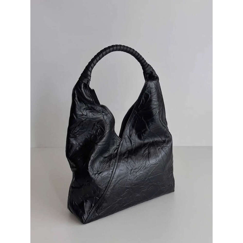 Women's Bags Women's Bags Super Hot Water Bucket For Women New Style, Popular This Year, High-End Sense, Niche Pleated Single Shoulder Tote 