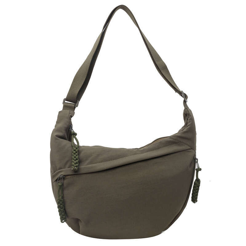 1d Fashionable for female students, class nylon cloth crossbody large capacity single shoulder bag, travel dumpling bag