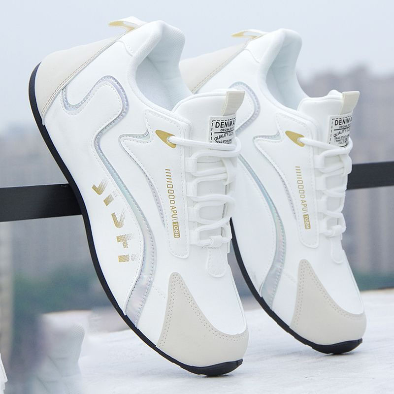 designer shoes new Men's sports shoes men's leather upper comfortable sports trendy and versatile men's casual shoes tourist
