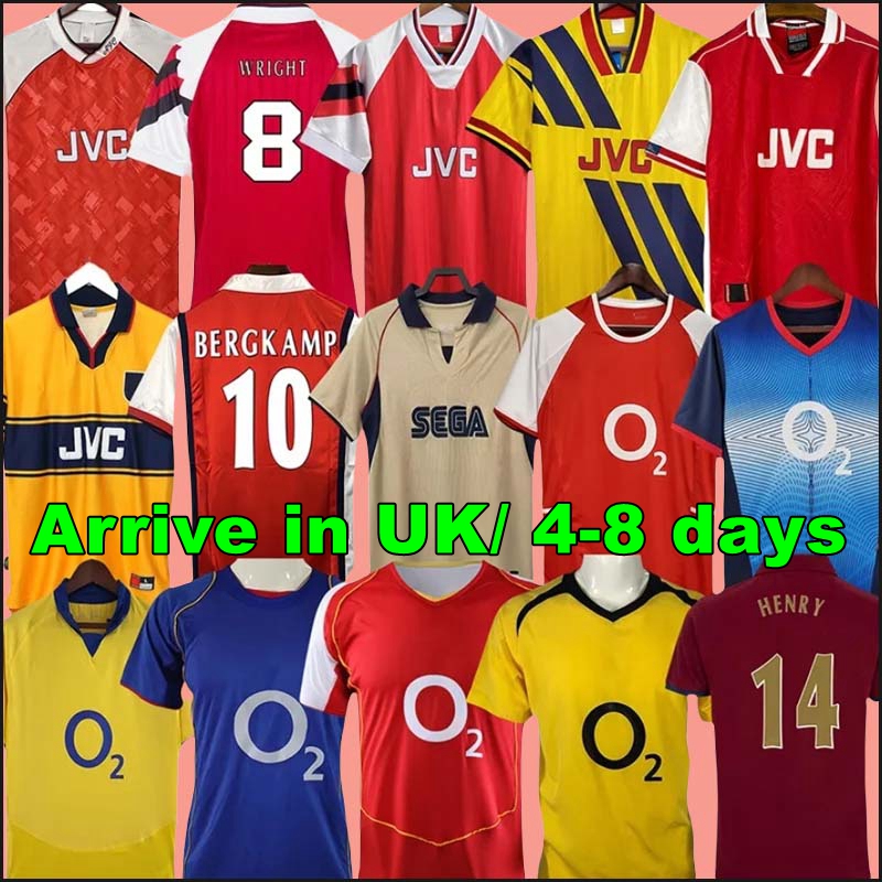 TOP HIGHBURY HOME FOOTBALL SHIRT Arsenalsoccer jersey HENRY REYES 2002 2004 JERSEY 05 06 86 88 89 90 92 94 95 96 98 99 96 97 Galla