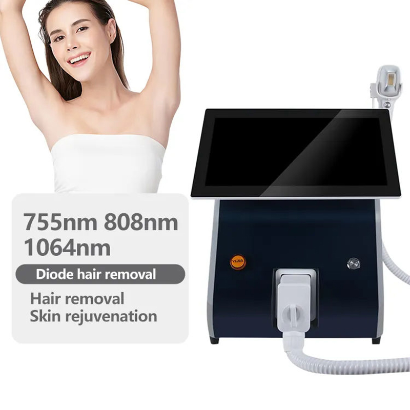 3000W Titanium Diode Laser Epilator Permanent Hair Removal Laser 3 Wavelength 755 808 1064nm Painless Hair Removal Skin Rejuvenation Beauty Equipment