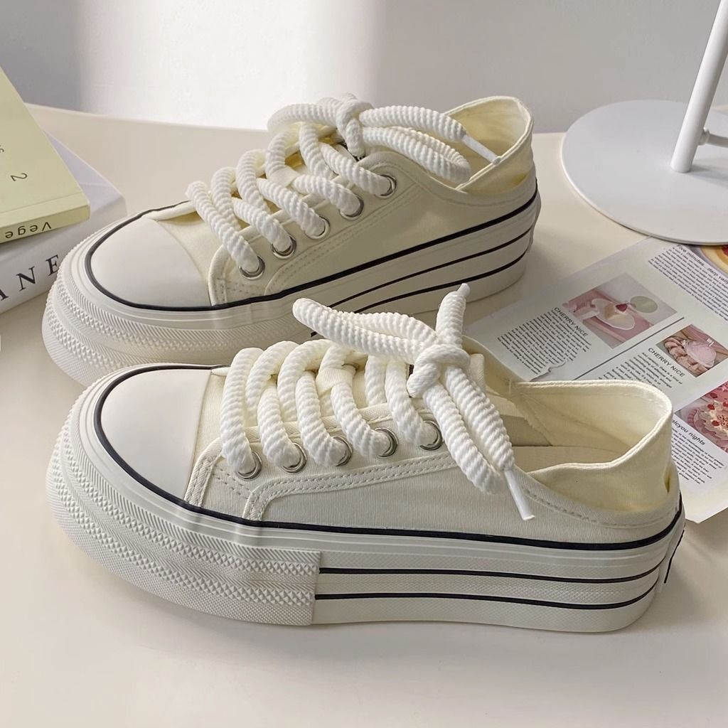 Designer Shoes With Cream Thick Sole High-quality Two-layer Canvas Women's Style Summer 2025 New Women's Shoes Breathable Half Drag Single F