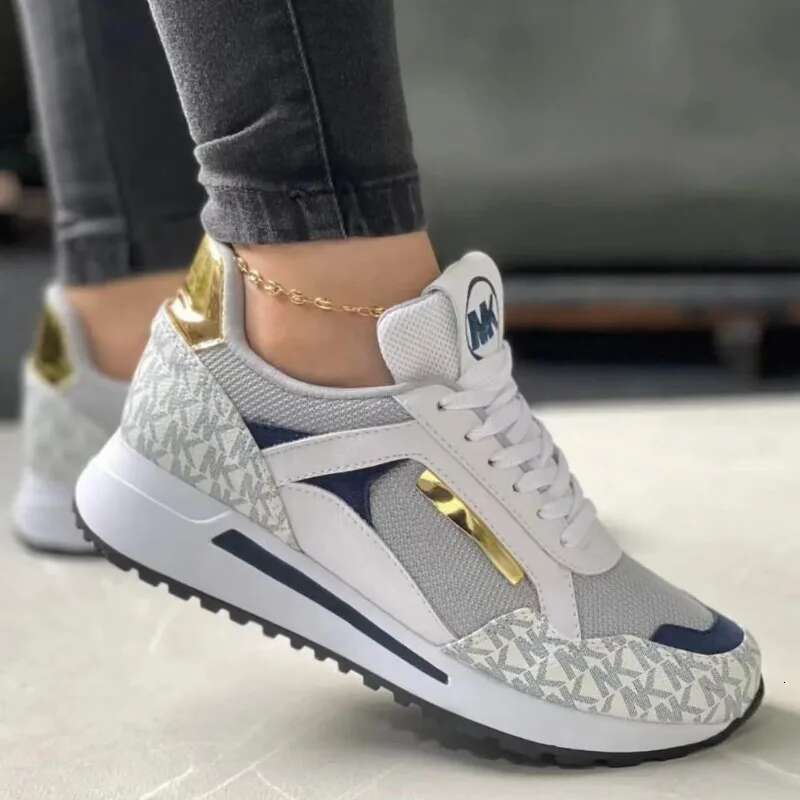 Designer Shoes New Wedge Sports Shoes Lace Up Breathable Sports Platform Women's Sports Shoes Women's High-quality And Fashionable Vulcanize