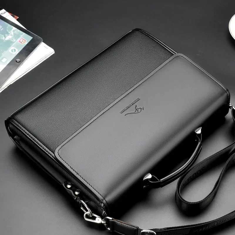 Mens Tote Pu Leather hot Briefcase Handbags for Men Large Man Laptop Bags Business M Shoder Crossbody Bag Designer Z250327