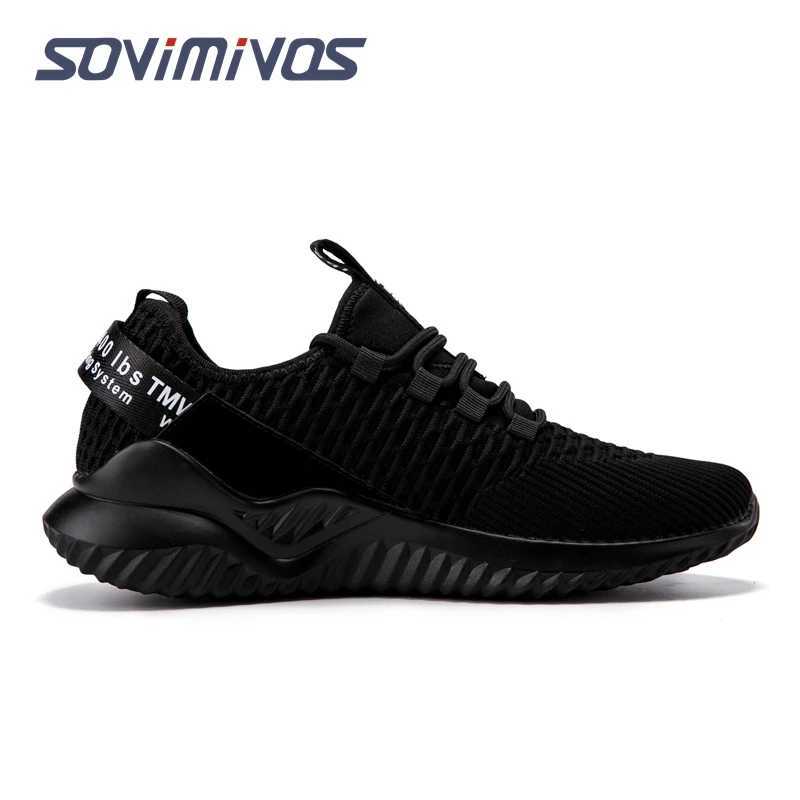 Mens Walking Shoes - Slip On Tennis Running Shoes Memory Foam Lightweight Work Sneakers for Indoor Outdoor Gym Z250326