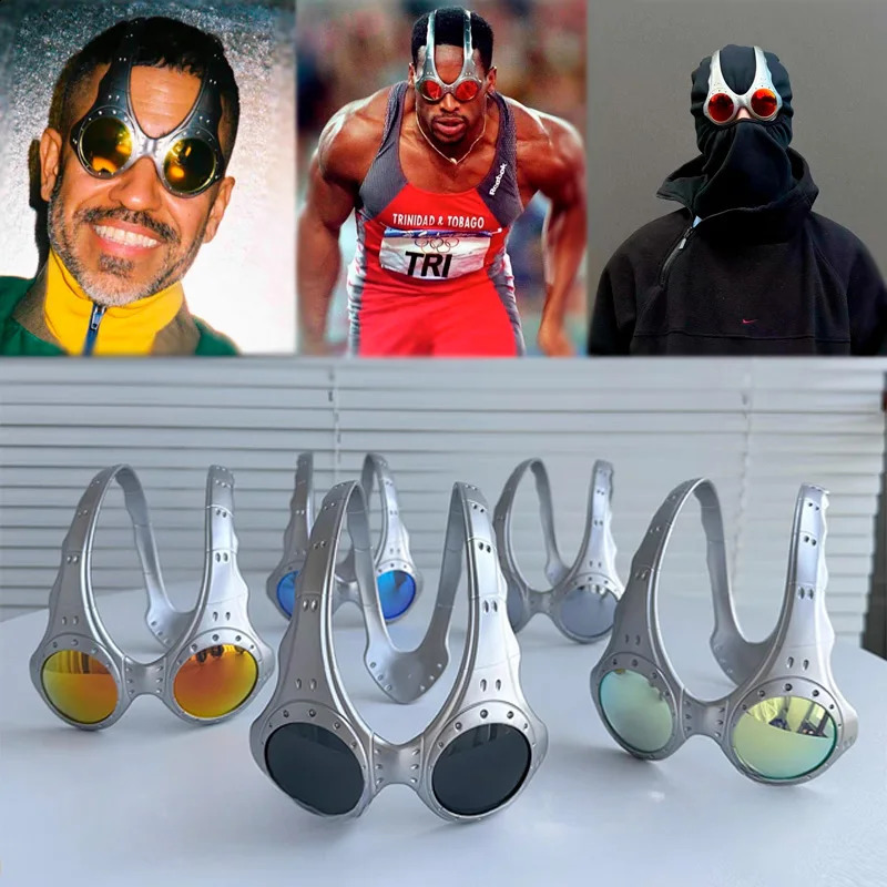 Over The Top Sunglasses Men Women Outdoor Cycling Sports Glasses Sunglasses Fashionable Retro Trendy Metal Frame Glasses 250327